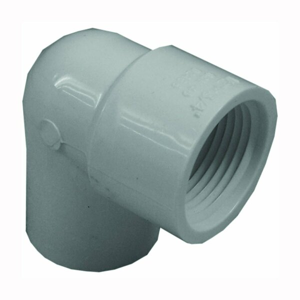 Genova 90 Degrees Solvent X Threaded Elbow PVC 02301  2400HA